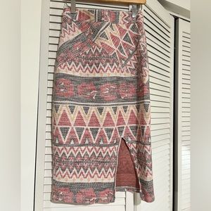 Free people midi skirt